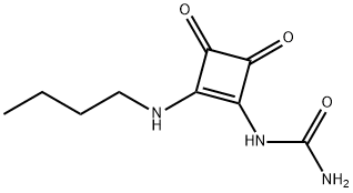Urea, [2-(butylamino)-3,4-dioxo-1-cyclobuten-1-yl]- (9CI) Structural
