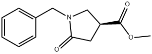 (S)-1-BENZYL-5-OXO-PYRROLIDINE-3-CARBOXYLIC ACID METHYL ESTER
 Structural