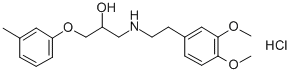 Bevantolol hydrochloride Structural