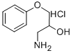 3-AMINO-1-PHENOXY-2-PROPANOL HYDROCHLORIDE, 98 Structural