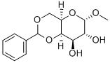 METHYL-4,6-O-BENZYLIDEN-ALPHA-D-GALACTOPYRANOSIDE Structural