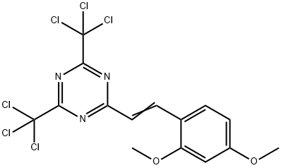 2-(2,4-DIMETHOXYSTYRYL)-4,6-BIS(TRICHLOROMETHYL)-1,3,5-TRIAZINE