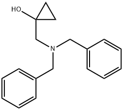 1-[[BIS(PHENYLMETHYL)AMINO]METHYL] CYCLOPROPANOL Structural