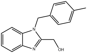 [1-(4-METHYLBENZYL)-1H-BENZIMIDAZOL-2-YL]METHANOL Structural