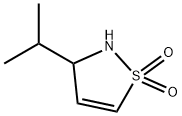 Isothiazole, 2,3-dihydro-3-(1-methylethyl)-, 1,1-dioxide (9CI) Structural
