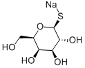 1-THIO-BETA-D-GALACTOPYRANOSE SODIUM SALT Structural