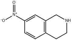 7-NITRO-1,2,3,4-TETRAHYDRO-ISOQUINOLINE Structural