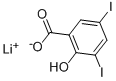 LITHIUM 3,5-DIIODOSALICYLATE Structural