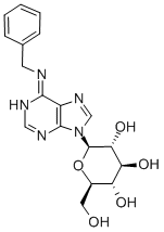 6-BENZYLAMINOPURINE 9-(BETA-D-GLUCOSIDE)