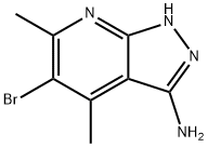 5-BROMO-4,6-DIMETHYL-1H-PYRAZOLO[3,4-B]PYRIDIN-3-AMINE