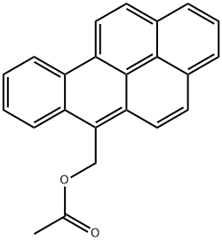 6-acetoxymethylbenzo(a)pyrene Structural