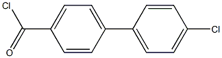 4'-CHLOROBIPHENYL-4-CARBONYL CHLORIDE Structural