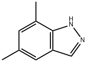 5,7-DIMETHYL-1H-INDAZOLE Structural