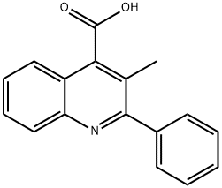 3-METHYL-2-PHENYL-QUINOLINE-4-CARBOXYLIC ACID Structural