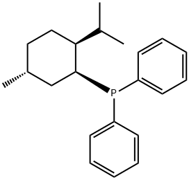 (S)-(+)-NEOMENTHYLDIPHENYLPHOSPHINE Structural