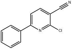 2-Chloro-6-phenylnicotinonitrile Structural