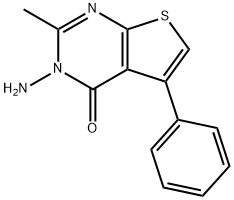 3-d)pyrimidin-4(3h)-one,3-amino-2-methyl-5-phenyl-thieno(                                                                                                                                                                                                                                                                                                                                                                                                                                                           