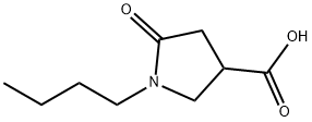 1-butyl-5-oxopyrrolidine-3-carboxylic acid  Structural