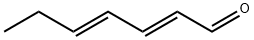 trans,trans-2,4-Heptadienal Structural