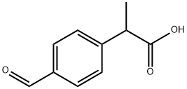 (2RS)-2-(4-FORMYLPHENYL)PROPANOIC ACID Structural