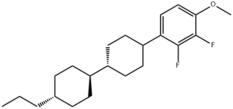 TRANS,TRANS-4''-(2,3-DIFLUORO-4-METHOXY-PHENYL)-4-PROPYL-BICYCLOHEXYL Structural