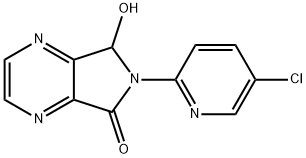 6-(5-Chloro-2-pyridyl)-6,7-dihydro-7-hydroxy-5H-pyrrolo[3,4-b]pyrazin-5-one Structural Picture