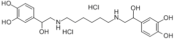 4,4'-[hexane-1,6-diylbis[imino(1-hydroxy-2,1-ethanediyl)]]bispyrocatechol dihydrochloride 