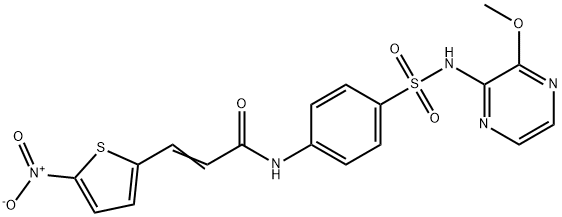 (E)-N-[4-[N-(3-Methoxypyrazin-2-yl)sulfaMoyl]phenyl]-3-(5-nitrothiophene-2-yl)acrylaMide