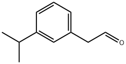 Benzeneacetaldehyde, 3-(1-methylethyl)- (9CI) Structural