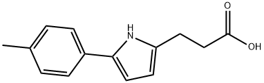 3-(5-P-TOLYL-1 H-PYRROL-2-YL)-PROPIONIC ACID Structural