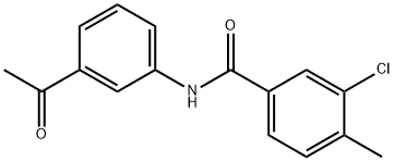 N-(3-ACETYLPHENYL)-3-CHLORO-4-METHYLBENZAMIDE