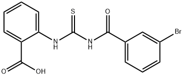 2-[[[(3-BROMOBENZOYL)AMINO]THIOXOMETHYL]AMINO]-BENZOIC ACID