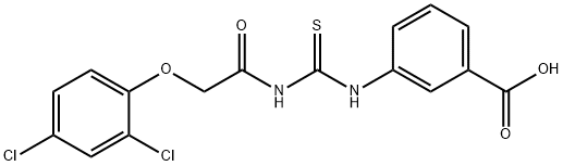 3-[[[[(2,4-DICHLOROPHENOXY)ACETYL]AMINO]THIOXOMETHYL]AMINO]-BENZOIC ACID