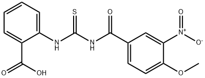 2-[[[(4-METHOXY-3-NITROBENZOYL)AMINO]THIOXOMETHYL]AMINO]-BENZOIC ACID