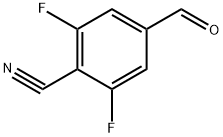 4-CYANO-3,5-DIFLUORO BENZALDEHYDE
 Structural