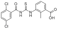 3-[[[(2,5-DICHLOROBENZOYL)AMINO]THIOXOMETHYL]AMINO]-2-METHYL-BENZOIC ACID