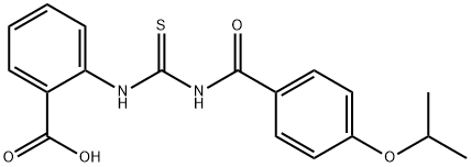 2-[[[[4-(1-METHYLETHOXY)BENZOYL]AMINO]THIOXOMETHYL]AMINO]-BENZOIC ACID