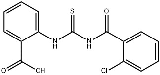 2-[[[(2-CHLOROBENZOYL)AMINO]THIOXOMETHYL]AMINO]-BENZOIC ACID