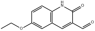 3-Quinolinecarboxaldehyde,6-ethoxy-1,2-dihydro-2-oxo-(9CI) Structural