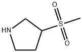 3-(METHANESULFONYL)PYRROLIDINE Structural