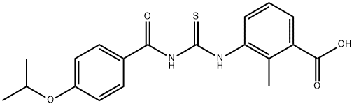 2-METHYL-3-[[[[4-(1-METHYLETHOXY)BENZOYL]AMINO]THIOXOMETHYL]AMINO]-BENZOIC ACID