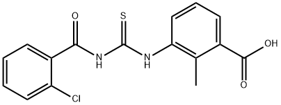 3-[[[(2-CHLOROBENZOYL)AMINO]THIOXOMETHYL]AMINO]-2-METHYL-BENZOIC ACID