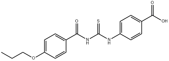 4-[[[(4-PROPOXYBENZOYL)AMINO]THIOXOMETHYL]AMINO]-BENZOIC ACID