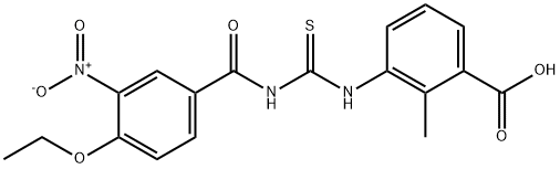 3-[[[(4-ETHOXY-3-NITROBENZOYL)AMINO]THIOXOMETHYL]AMINO]-2-METHYL-BENZOIC ACID