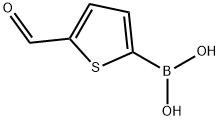 5-Formyl-2-thiopheneboronic acid Structural