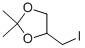 4-IODOMETHYL-2,2-DIMETHYL-[1,3]DIOXOLANE Structural