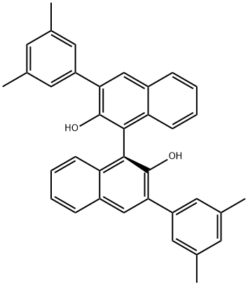 S-3-3'-Bis(3,5-bis(methyl)phenyl)-1,1'-bi-2-naphthol Structural