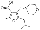 5-ISOBUTYL-2-METHYL-4-MORPHOLIN-4-YLMETHYL-FURAN-3-CARBOXYLIC ACID