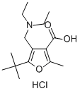 5-TERT-BUTYL-4-DIETHYLAMINOMETHYL-2-METHYL-FURAN-3-CARBOXYLIC ACID Structural