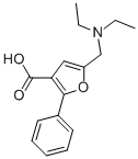 5-DIETHYLAMINOMETHYL-2-PHENYL-FURAN-3-CARBOXYLIC ACID Structural